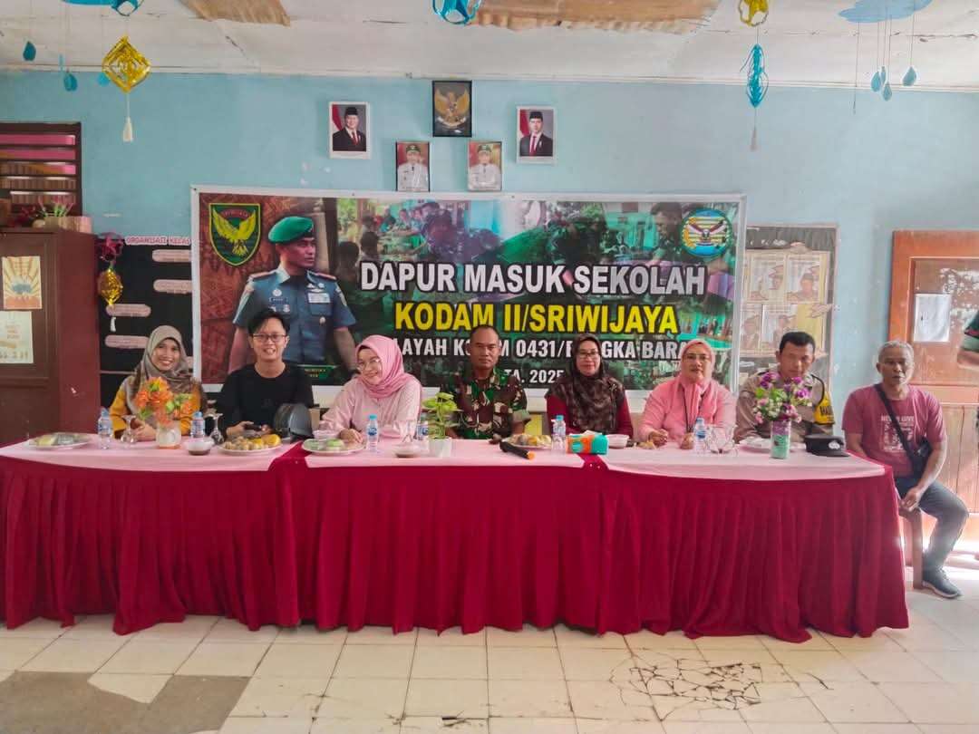 Dapur Masuk Sekolah di SDN 23 Mentok, Kelurahan Keranggan