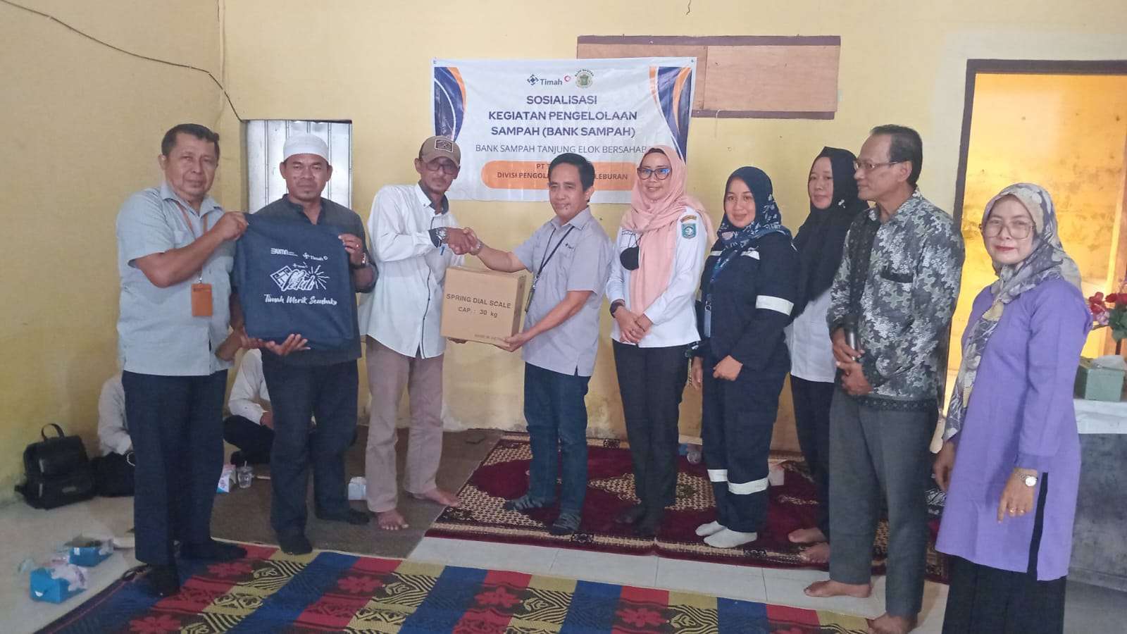 Sosialisasi Kegiatan Pengelolaan Sampah (Bank Sampah) Tanjung Elok Bersahabat